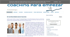 Desktop Screenshot of coachingparaempezar.es
